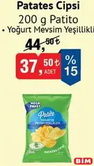 PATİTO PATATES CİPSİ 200 G fiyat ve kampanya bilgisi